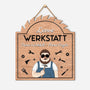 5129QGE1 papas werkstatt lustiges holzschild personalisiert_ papa 5129QTMTB