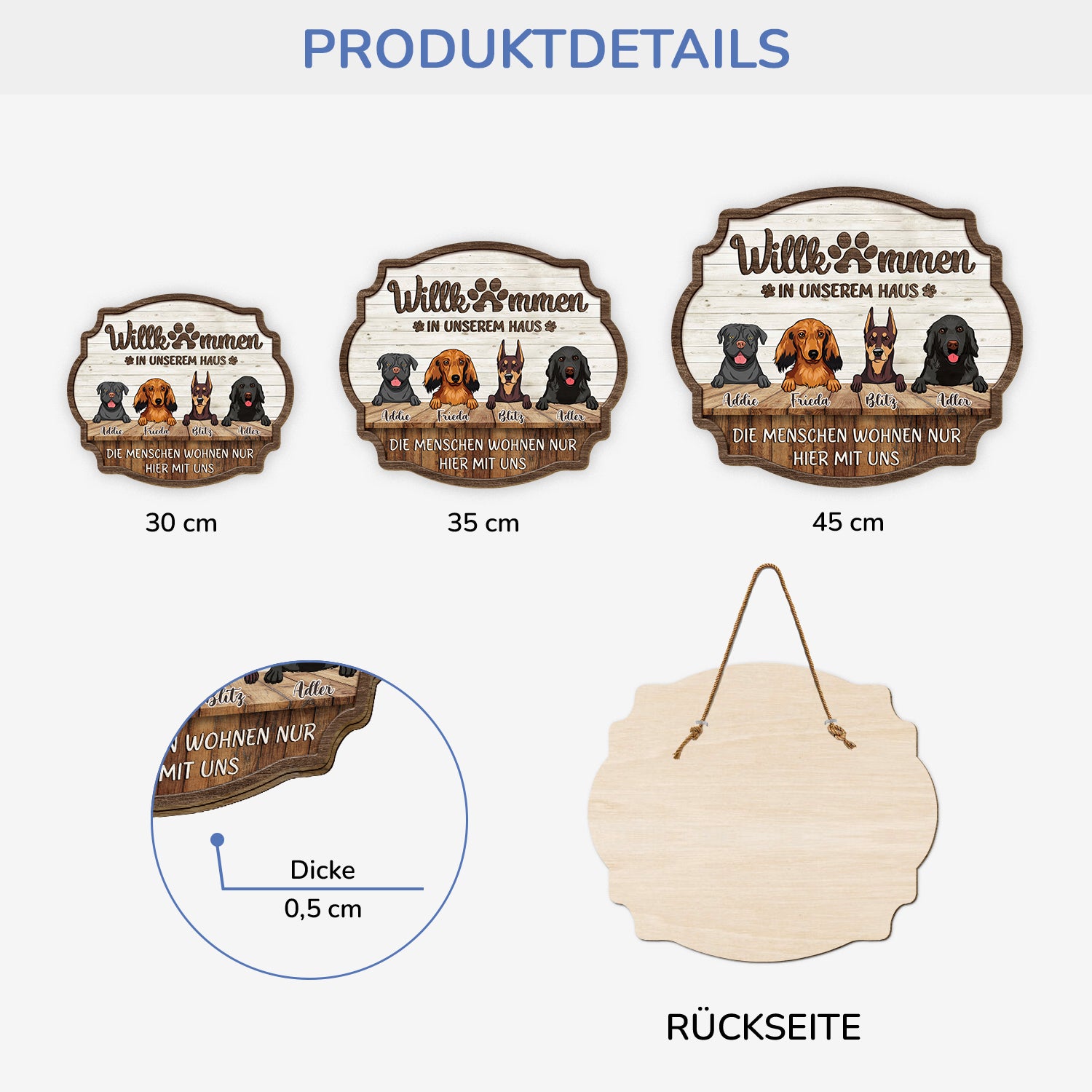5135QGE3 willkommen in unserem haus holzschild personalisiert_ hunde 5135QKYNC