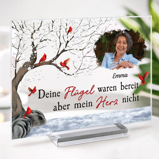 5138RGE2 erinnerungen spruche personalisierte acryl plakette mann mit foto zur erinnerung 5138RKLTB
