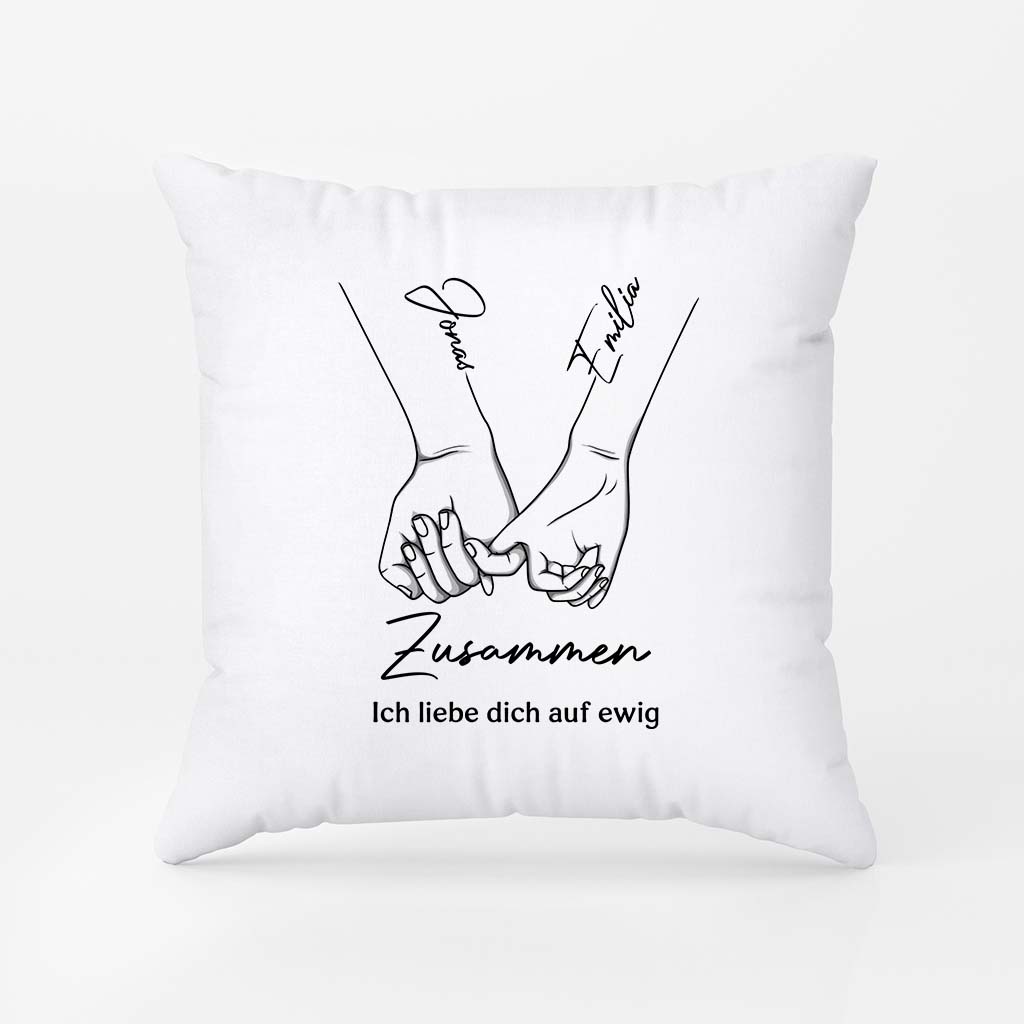 5150PGE2 von unserem ersten kuss bis zum letzten atemzug kissen personalisiert paar 5150PTLNG