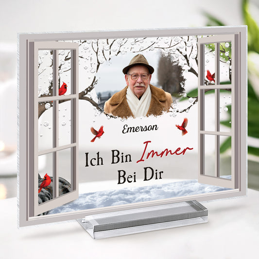 5153RGE2 erinnerungen spruche personalisierte acryl plakette frau mit foto zur erinnerung 5153RTMTA