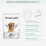 5155RGE4 fur immer geliebt personalisierte acryl plakette zur erinnerung hunde mit foto 5155R