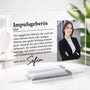 5179RGE2 impulsgeber personalisierte acryl plakette kollegen mit foto 5179R6MZA