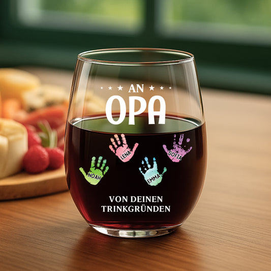 5189IGE2 von deinen trinkgrunden handabdruck personalisiertes weinglas ohne stiel papa 5189I8MNB