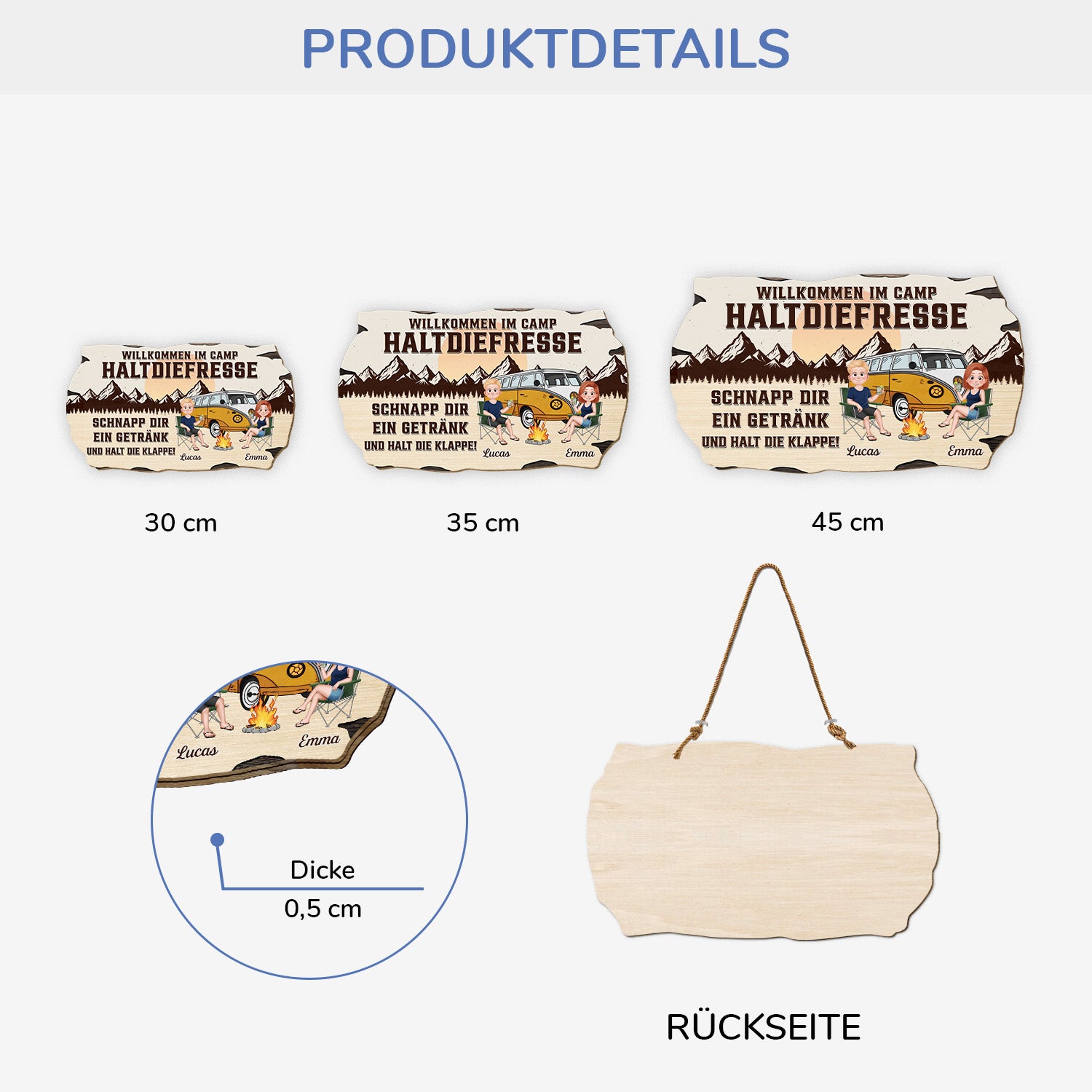 5197QGE3 willkommen im camp haltdiefresse holzschild personalisiert_ paar camping 5197QKLTG_3097bbc7 66fb 4a51 b2f4 f8b0f4d789cb