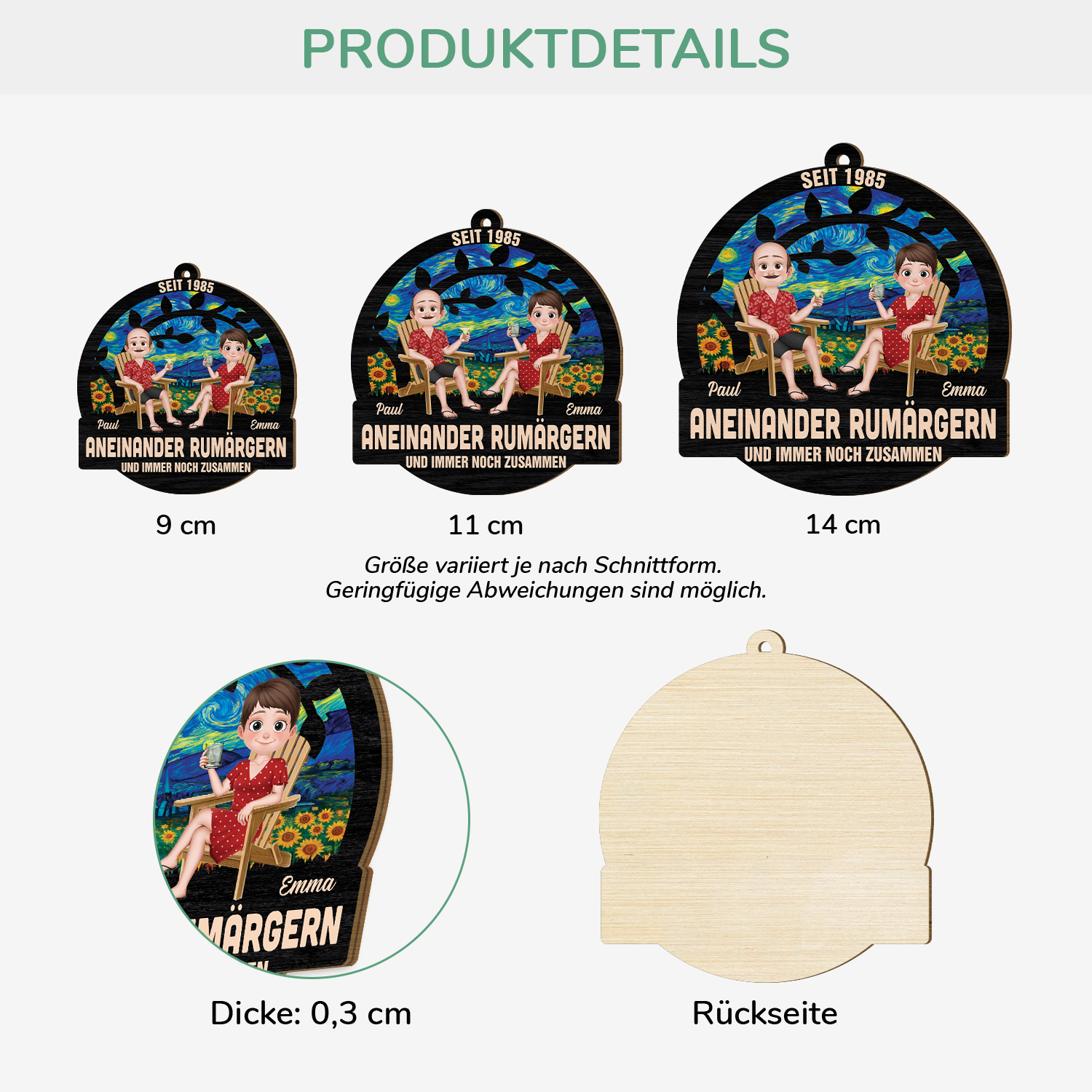 5216OGE3 rumargern und immer noch zusammen personalisierte 1 schicht holz ornamente weihnachten fur queere menschen 5216O3MMG