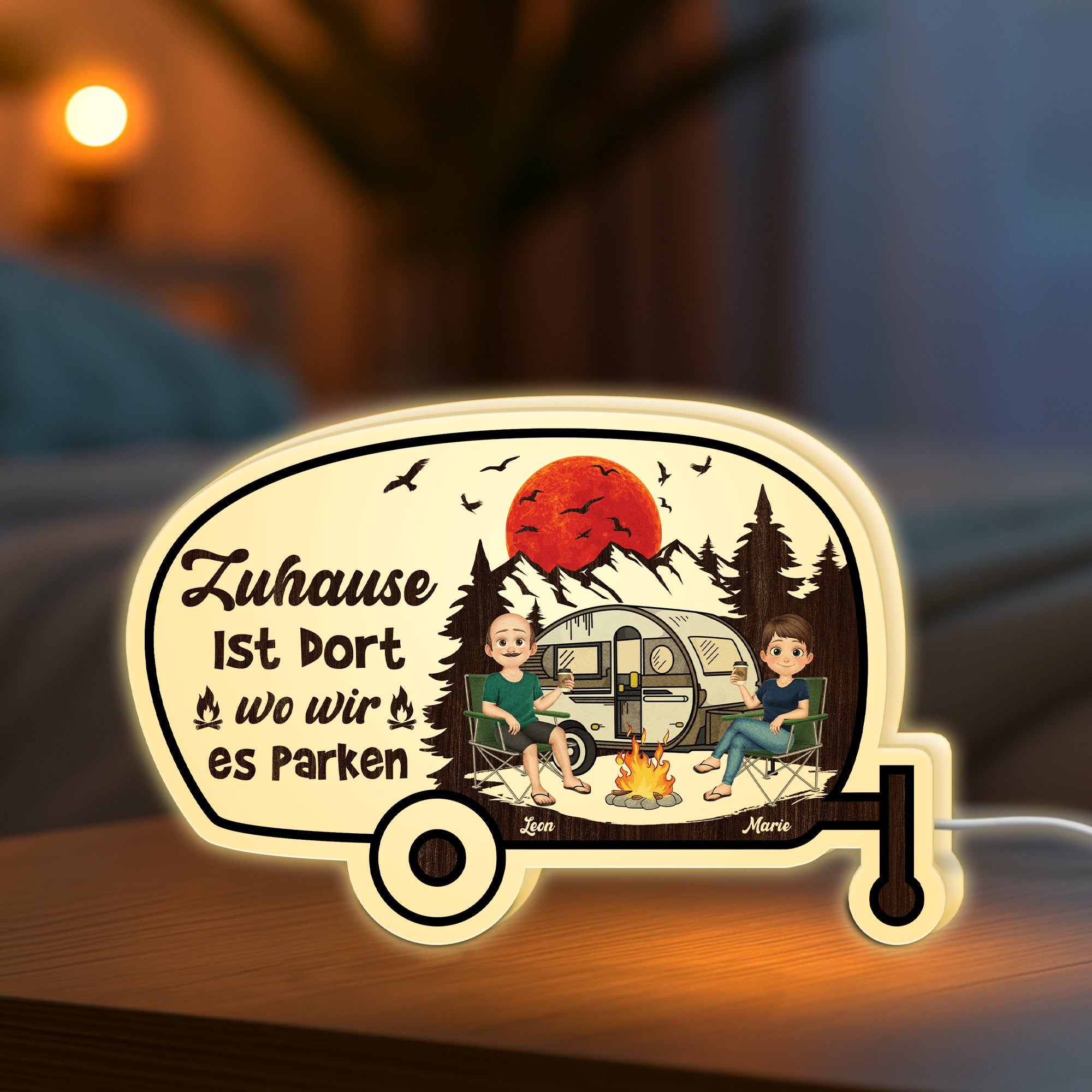 camping sprüche kurz Camping Sprüche Kurz - Personalisiertes Geschenk | Lightbox Paar
