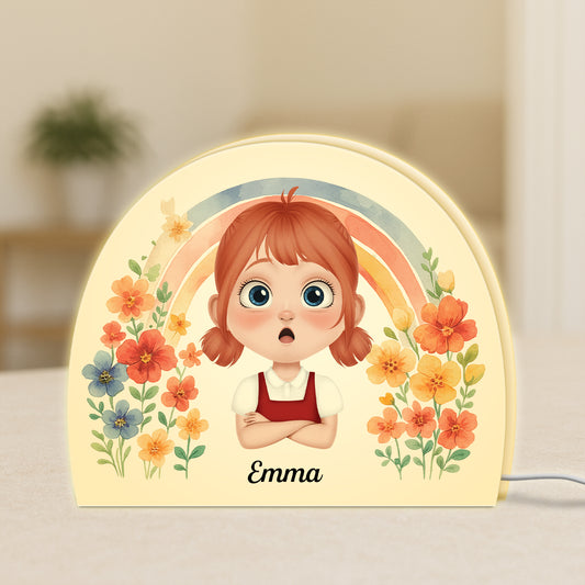 5232LGE1 kind cartoon blumen personalisierte lightbox_ kinder 5232L8PZK