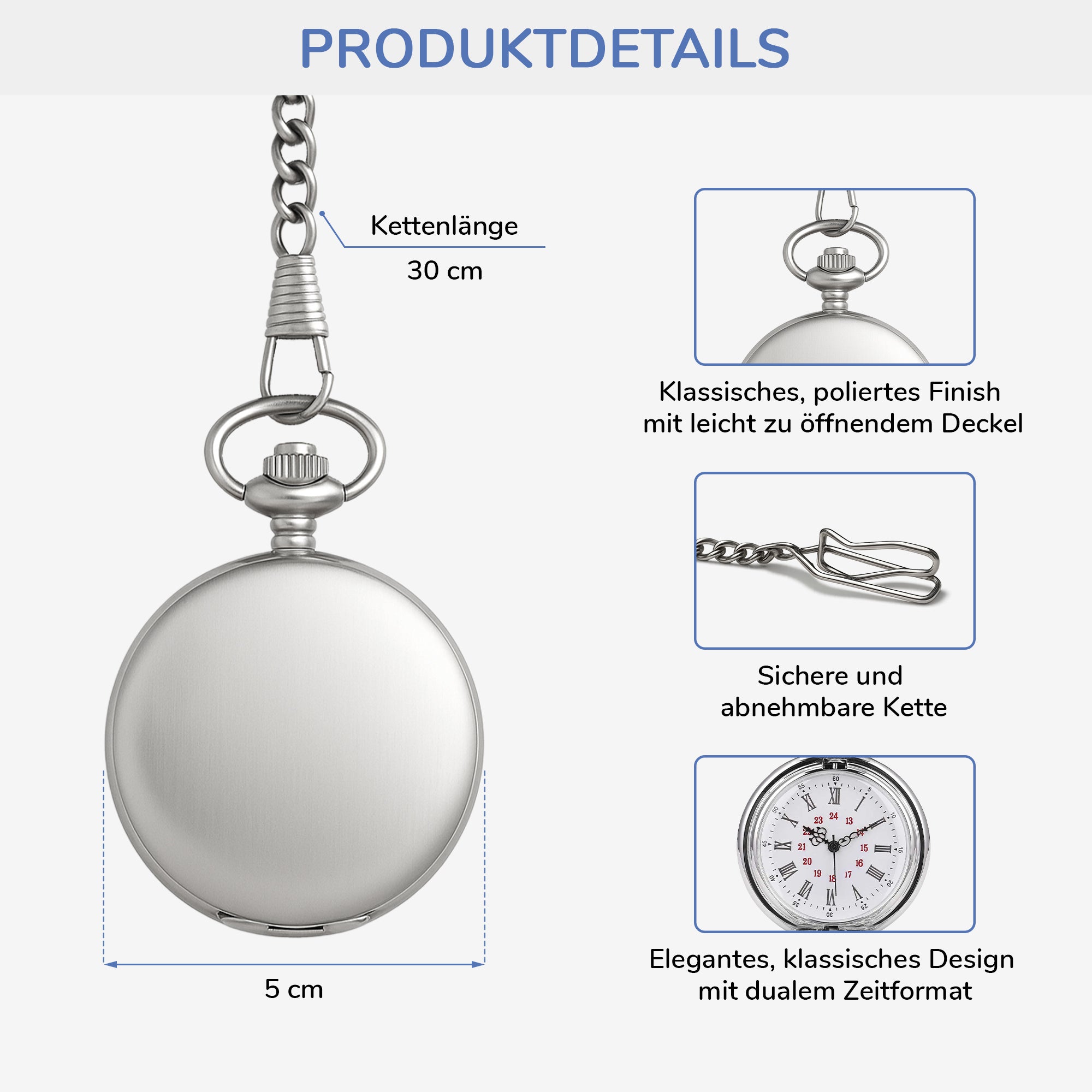 5258OGE3 du wirst immer mein held sein personalisierte taschenuhr_ papa 5258O3QMB