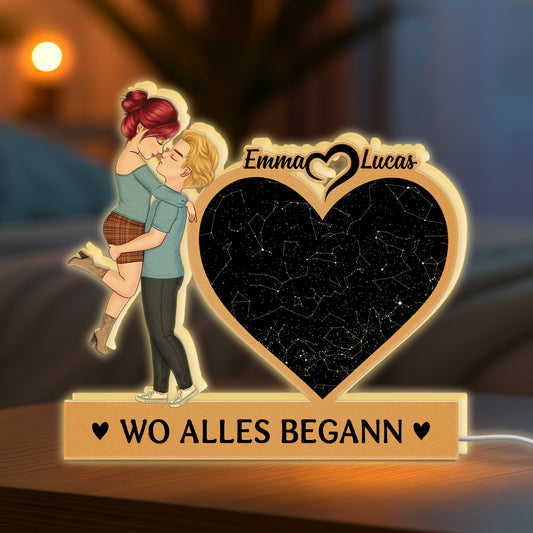 5265LGE2 wo alles begann personalisierte lightbox_ paar 5265LT6NG