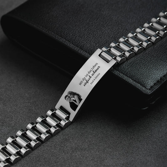 5267JGE1 ich liebe dich bis zum mond und wieder zuruck uhrenband personalisierte paar geschenke  armbander foto_ 5267jsv5b_1