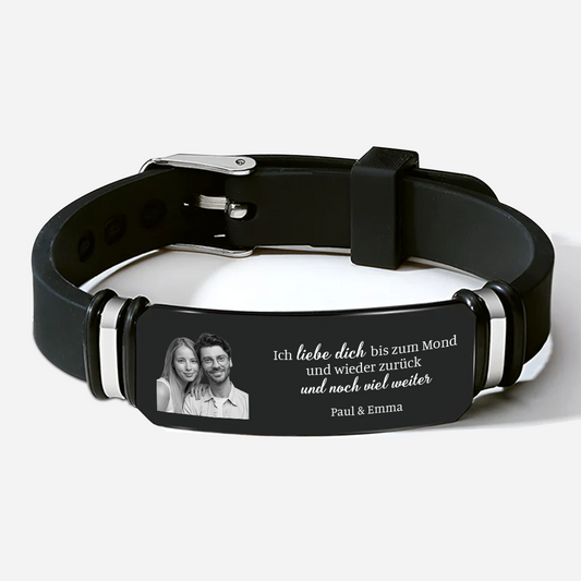 5267JGE1 liebesspruche personalisierte armbander paare_ mit foto 5267JKN5G