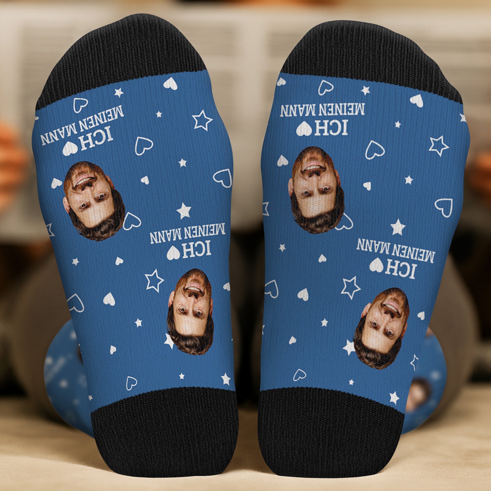 5302JGE2 ich liebe dich personalisierte socken foto_ paar mit gesicht 5302J8LMG