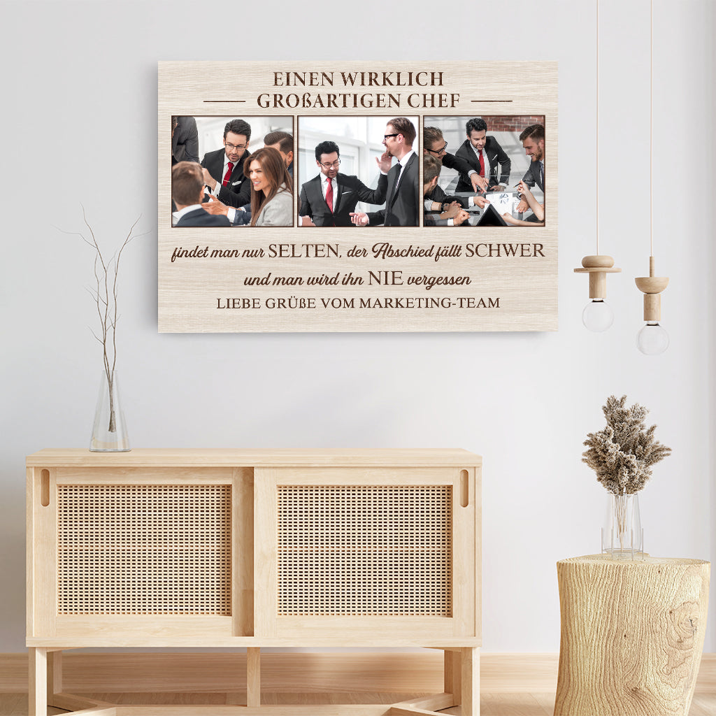 5309CGE3 grossartiger chef grossartige chefin personalisierte leinwand_ kollegen mit fotos 5309C3VZO