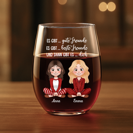 5311IGE1 fur eine gute freundin spruche_ _personalisiertes weinglas ohne stiel beste freundinnen 5311I6V5F