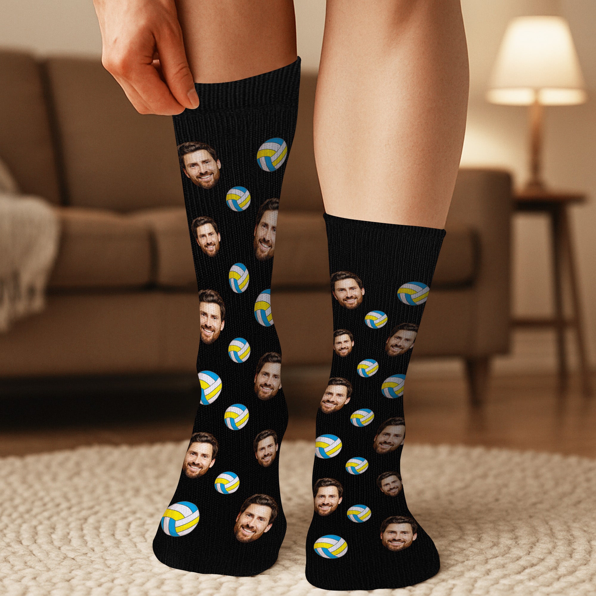 5312JGE3 bitte nicht storen personalisierte socken foto_ mann mit gesicht sportarten 5312JTQMB