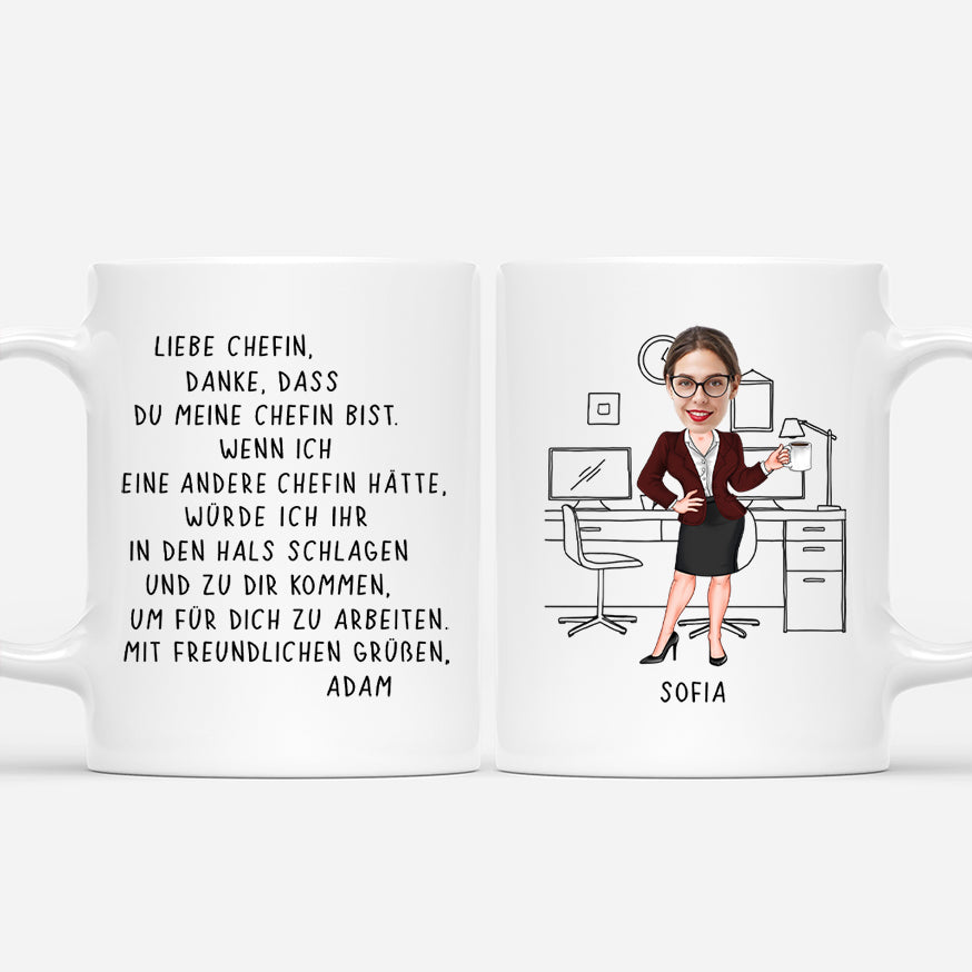 Danke Chef Sagen - Personalisierte Geschenke Kollegen | Lustige Tassen