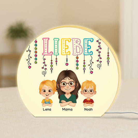5319LGE1 liebe mama und kinder personalisierte lightbox_ mama 5319LKGAA