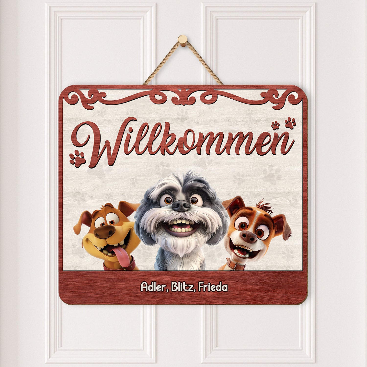 5321QGE2 willkommen holzschild personalisiert_ katzen 5321Q3YND