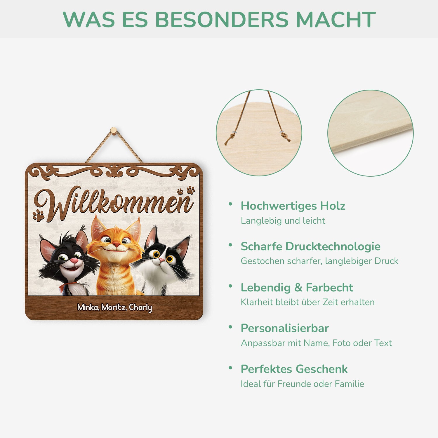 5321QGE4 willkommen holzschild personalisiert_ katzen 5321Q3YND