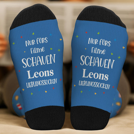 5327JGE2 nur furs filme schauen lieblingssocken socken personalisieren text_ frauen 5327J6VAA