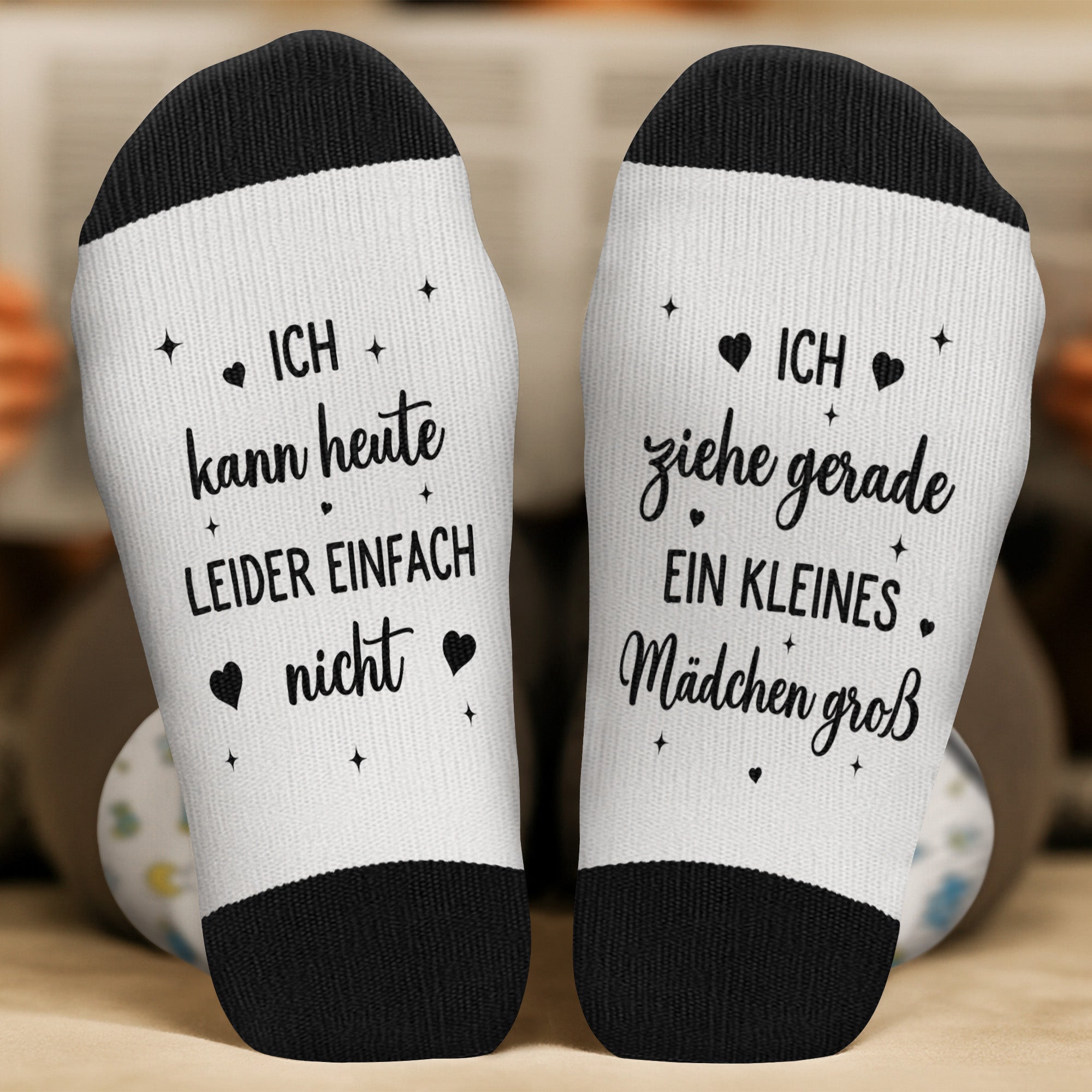 5329JGE2 ich kann heute leider einfach nicht socken personalisieren text_ mama 5329J6VMA