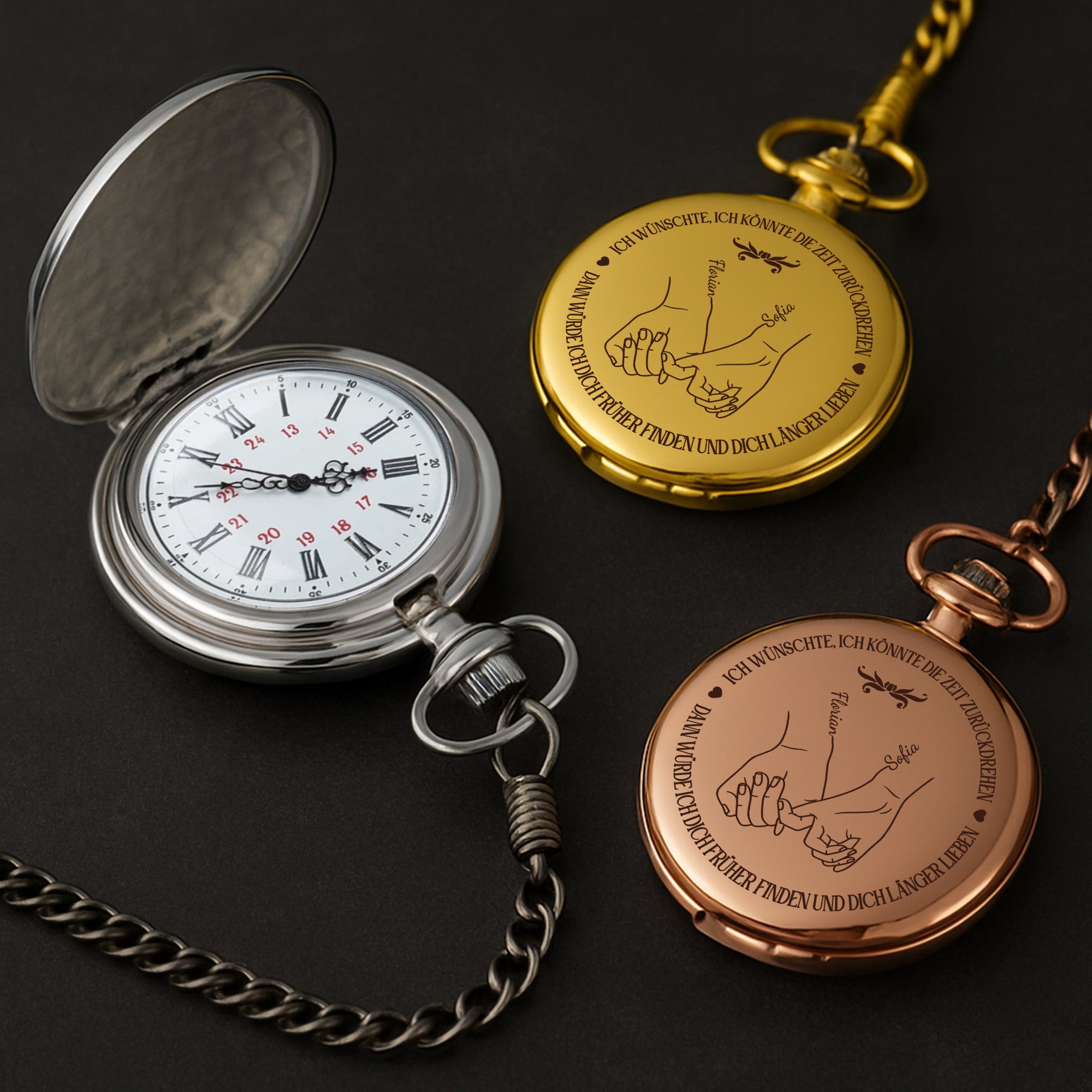 5334OGE2 ich wunschte ich konnte die zeit zuruckdrehen personalisierte taschenuhr_ paar 5334OTQ5G