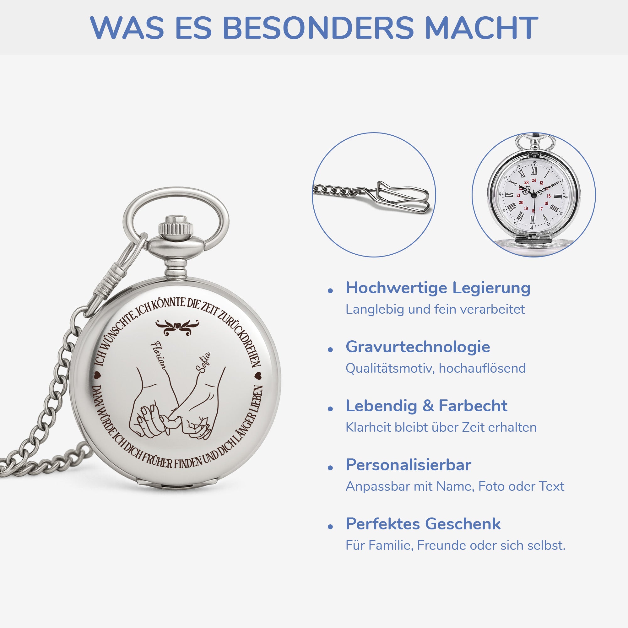 5334OGE4 ich wunschte ich konnte die zeit zuruckdrehen personalisierte taschenuhr_ paar 5334OTQ5G