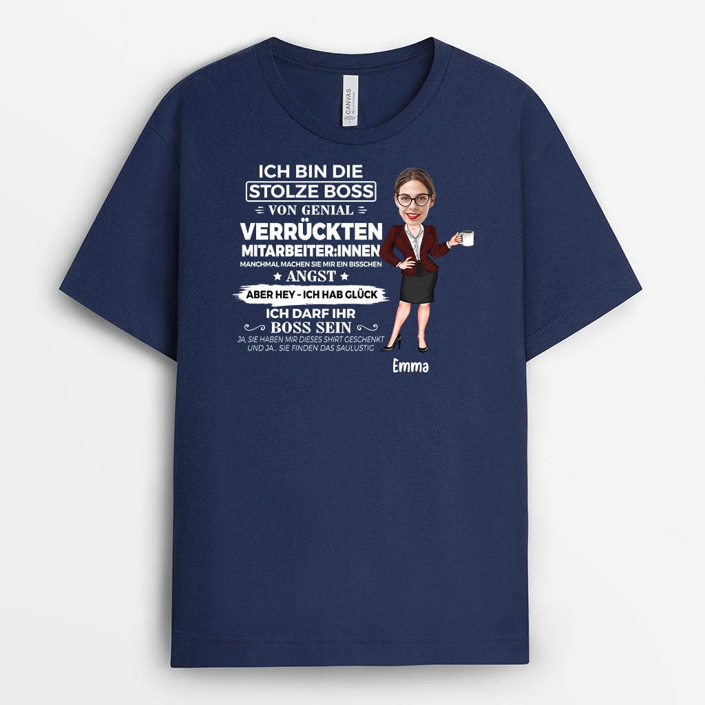 5338AGE2 ich bin der stolze boss personalisiertes t shirt mit bild_ chef mit gesicht lustig 5338ATL0O