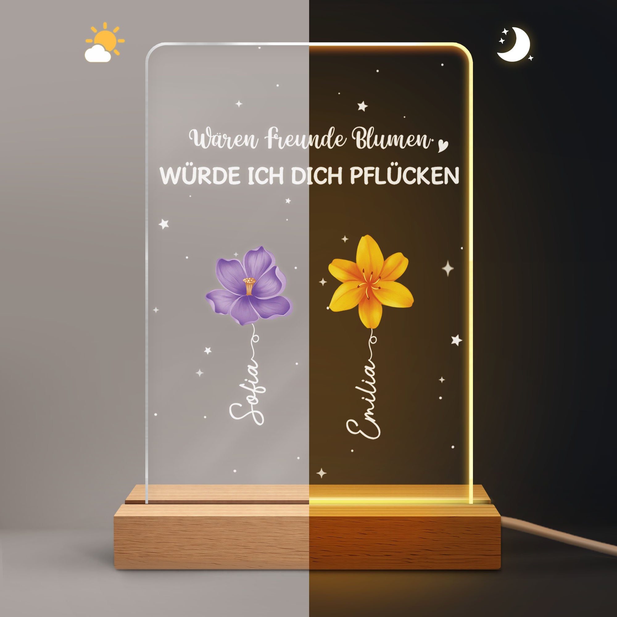 5342LGE1 beste freunde sind wie sterne personalisierte geschenke beste freundin  nachtlicht_ 5342lcv0f_2