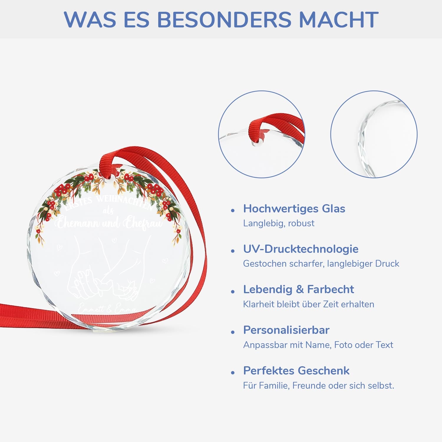 5343OGE4 erstes weihnachten als ehemann und ehefrau personalisierter weihnachtsschmuck_ aus glas fur paar 5343OKMAG