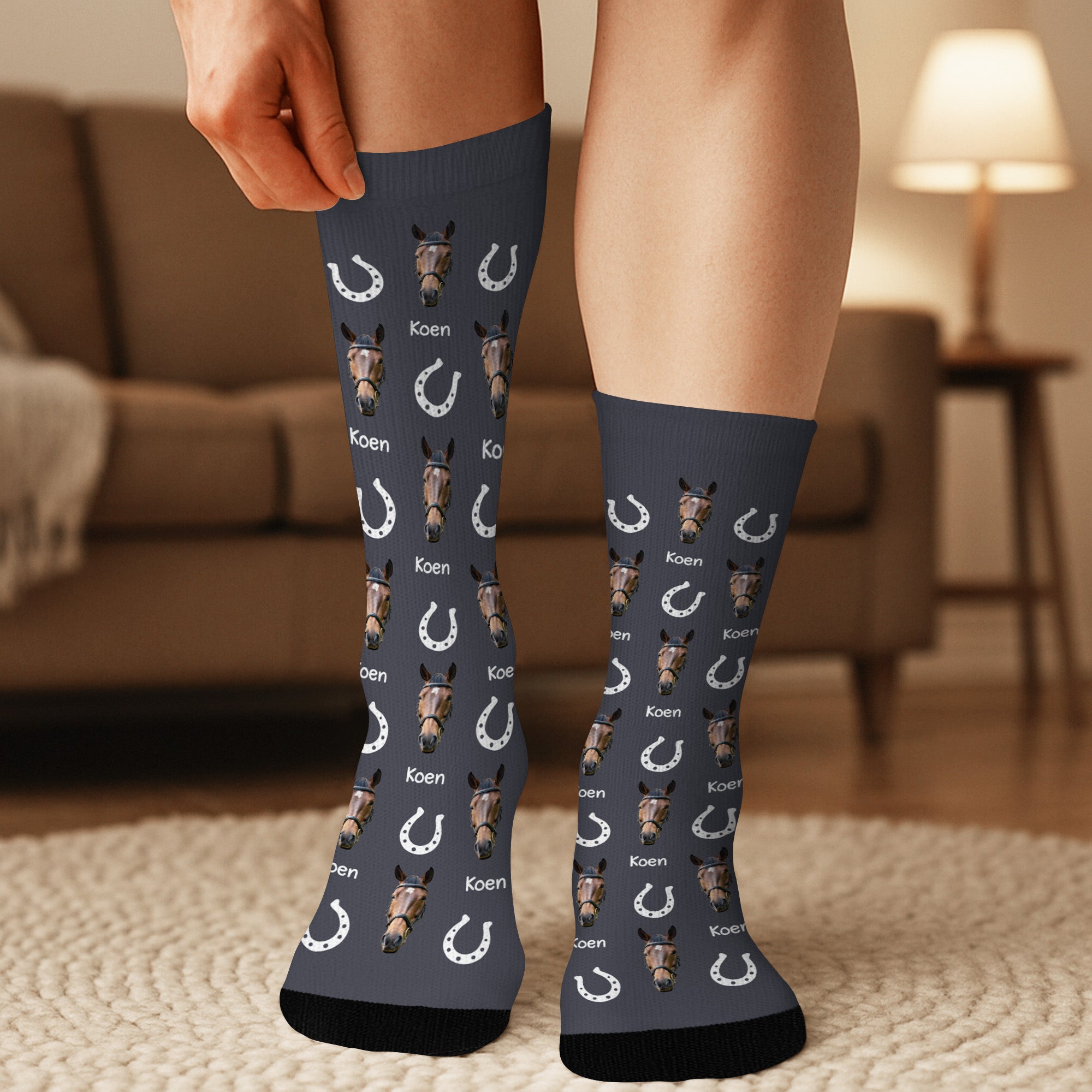 5344JGE3 pferd mit gesicht personalisierte socken foto_ 5344J8LTU_4e217d62 1e8d 4a8f b6c1 7eb1aa66cff0
