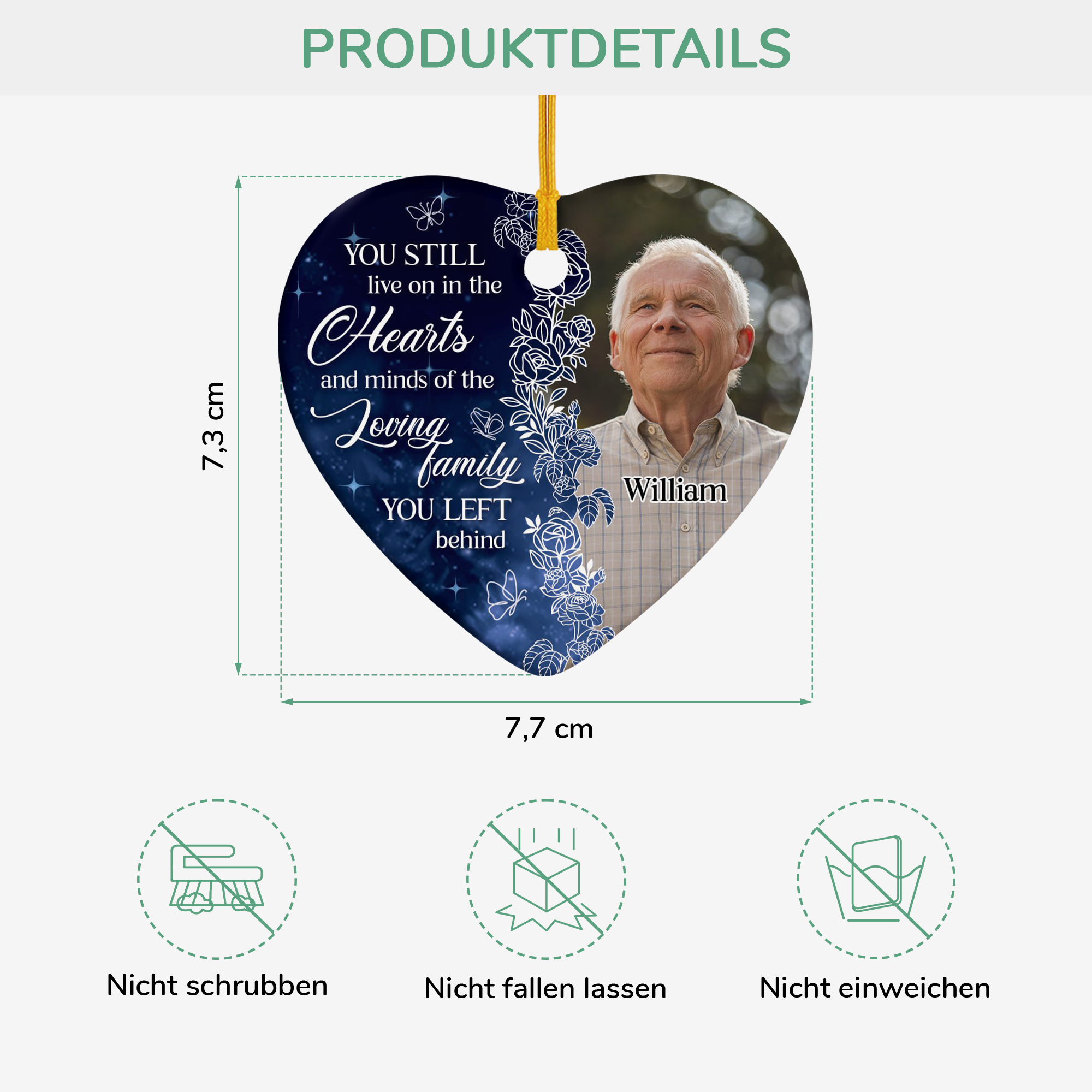 5347OGE3 momente schone erinnerungen spruche_ personalisierte keramik ornamente mit foto zur erinnerung 5347O8VQB
