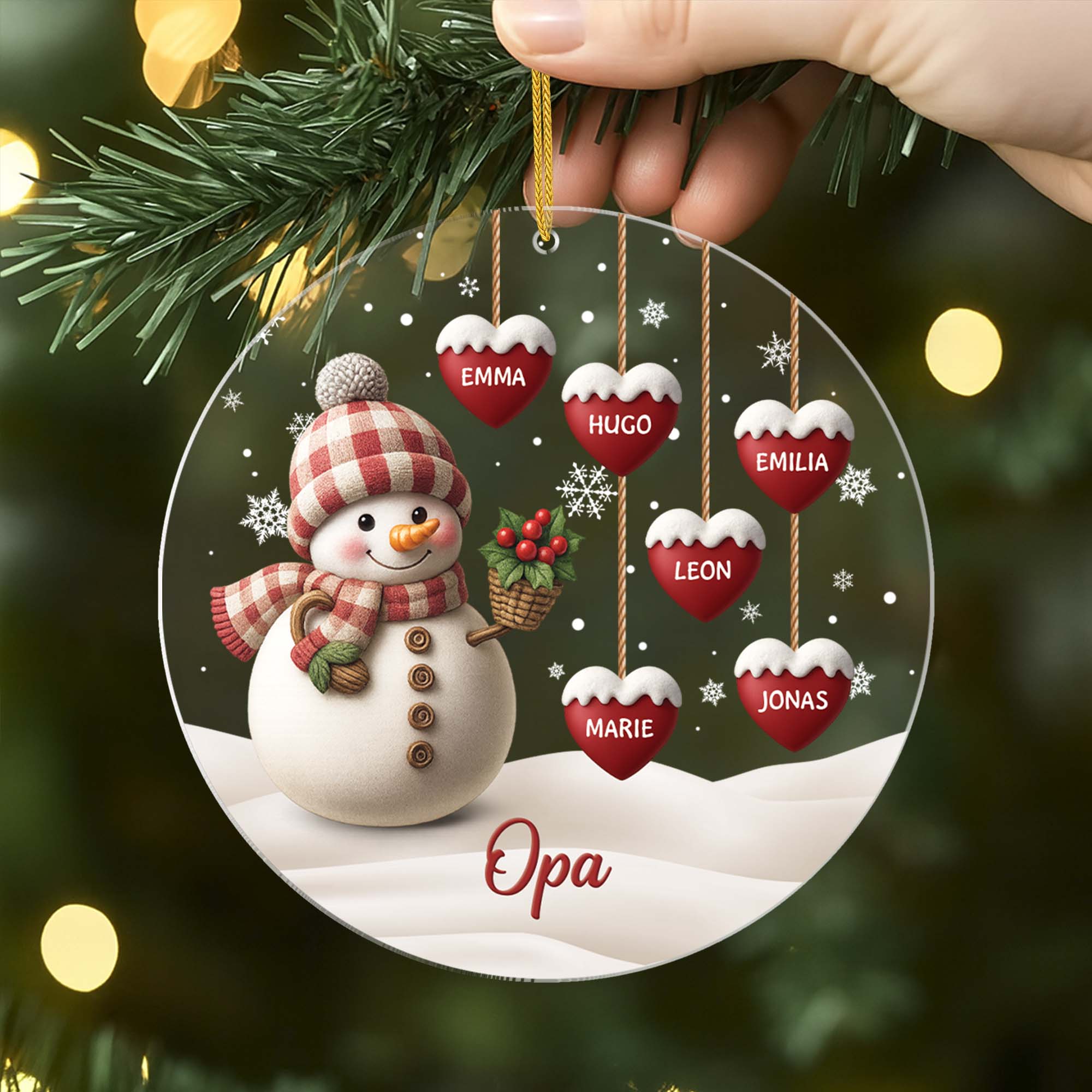 5349OGE2 oma schneemann personalisierter weihnachtsschmuck_ acryl oma 5349O8LNA