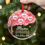 5374OGE2 fur die welt bist du eine mama personalisierte glas ornamente mama 5374O8ZZA