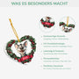 5377OGE4 hund lorbeerkranz personalisierter weihnachtsschmuck_ aus keramik hunde 5377O3VZC
