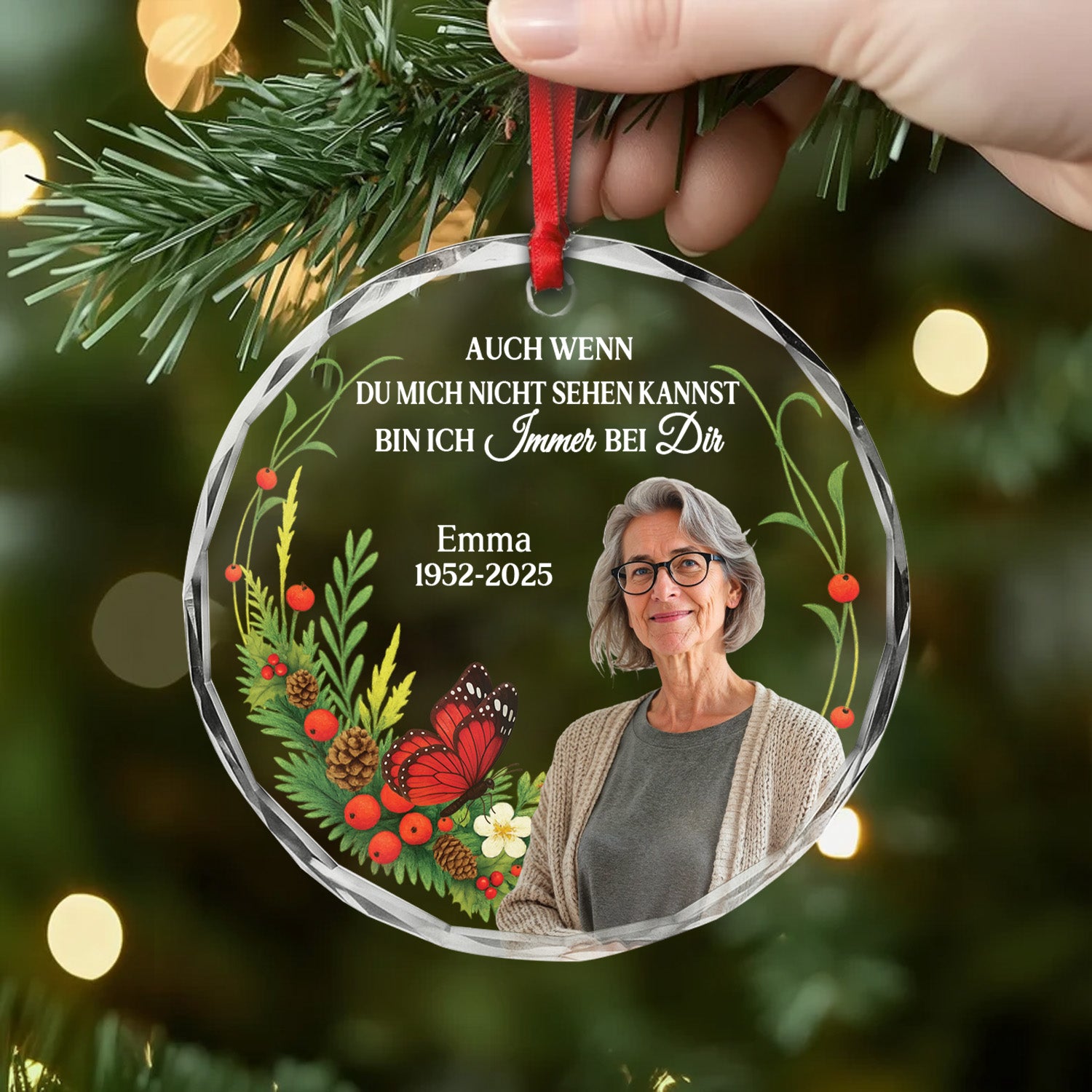 5380OGE2 spruche zu erinnerungen_ personalisierte glas ornamente mit foto 5380O8NMB