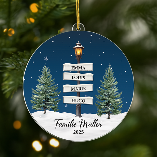 5381OGE1 die familie personalisierter weihnachtsschmuck_ acryl familie 5381OTUZI