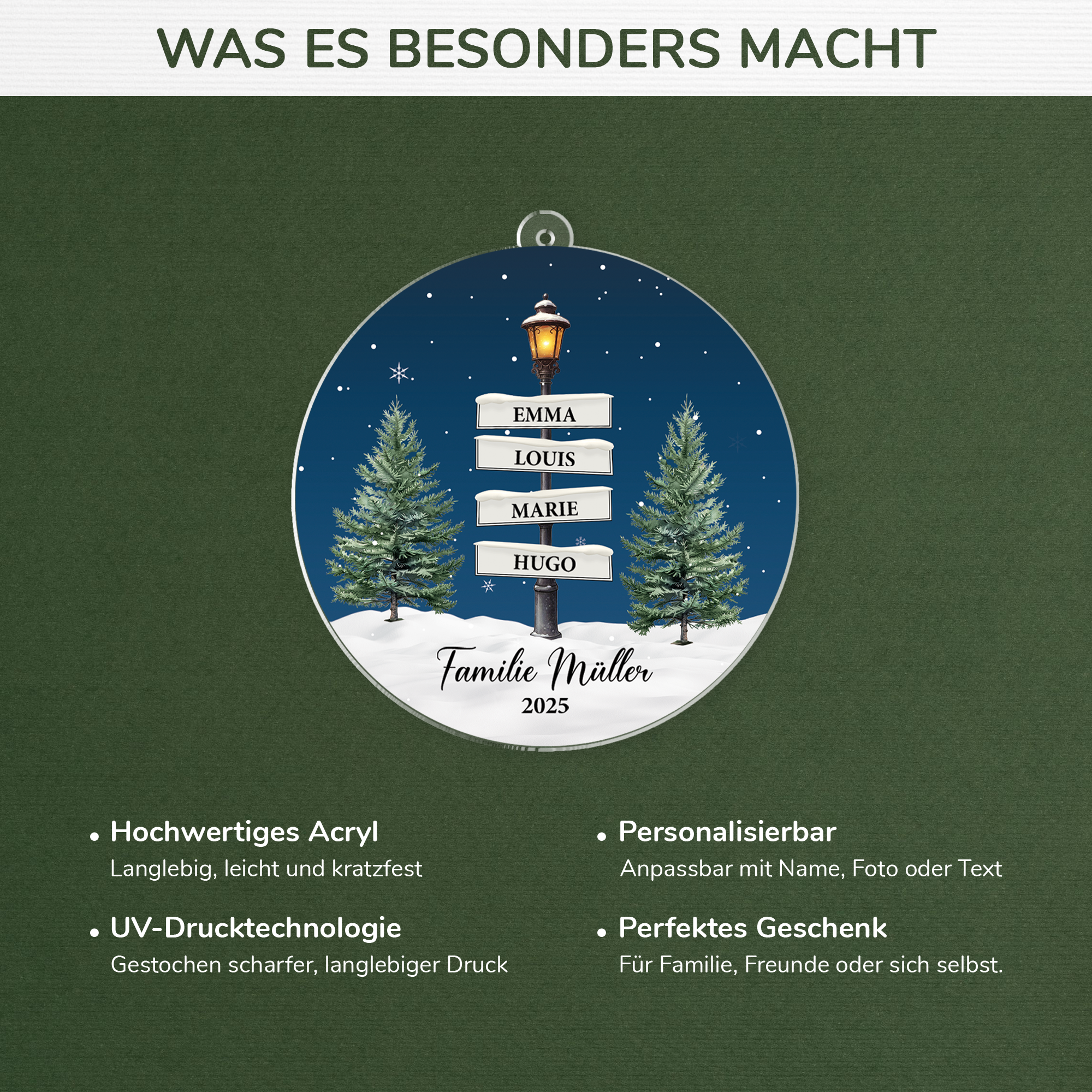 5381OGE4 die familie personalisierter weihnachtsschmuck_ acryl familie 5381OTUZI