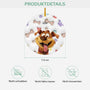 5382OGE3 hunde pfoten kauknochen personalisierte keramik ornamente hunde 5382O3KAC