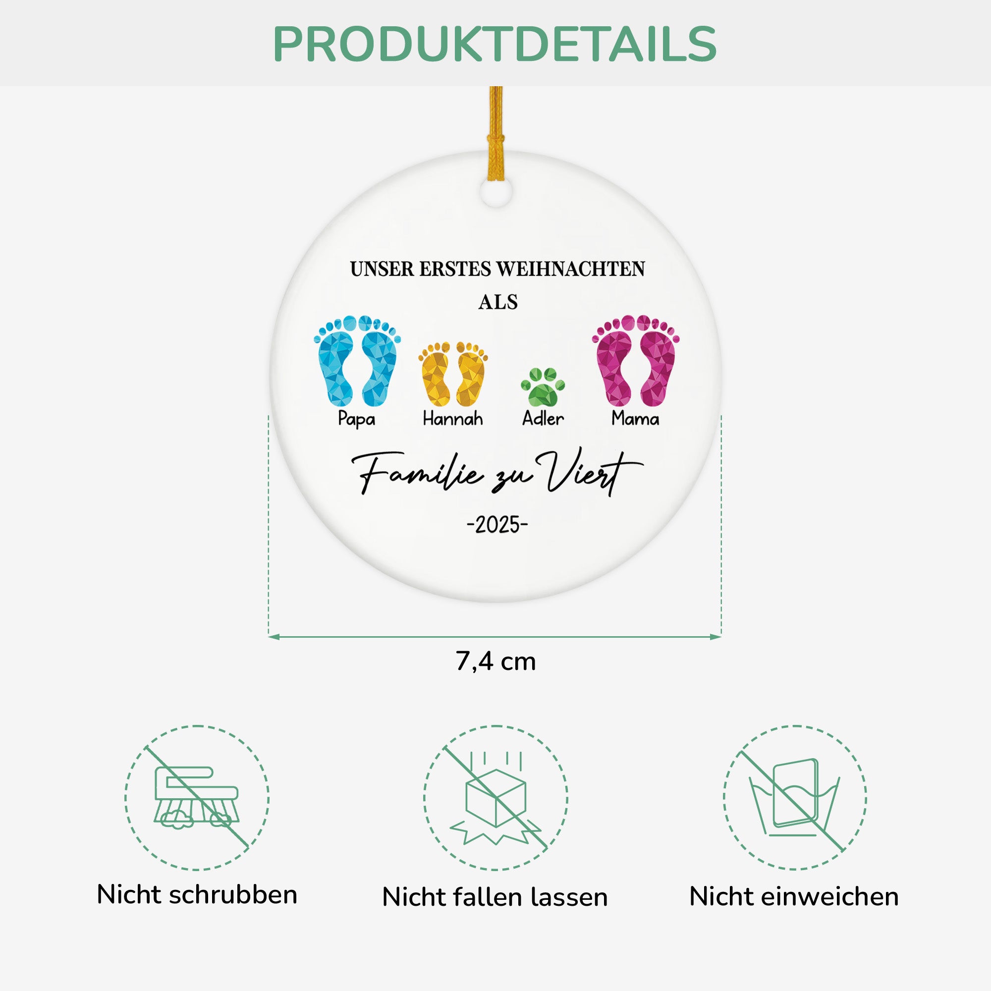 5401OGE3 unser erstes weihnachten als familie fussabdruck personalisierter christbaumschmuck familie_ keramik 5401O3ZQI