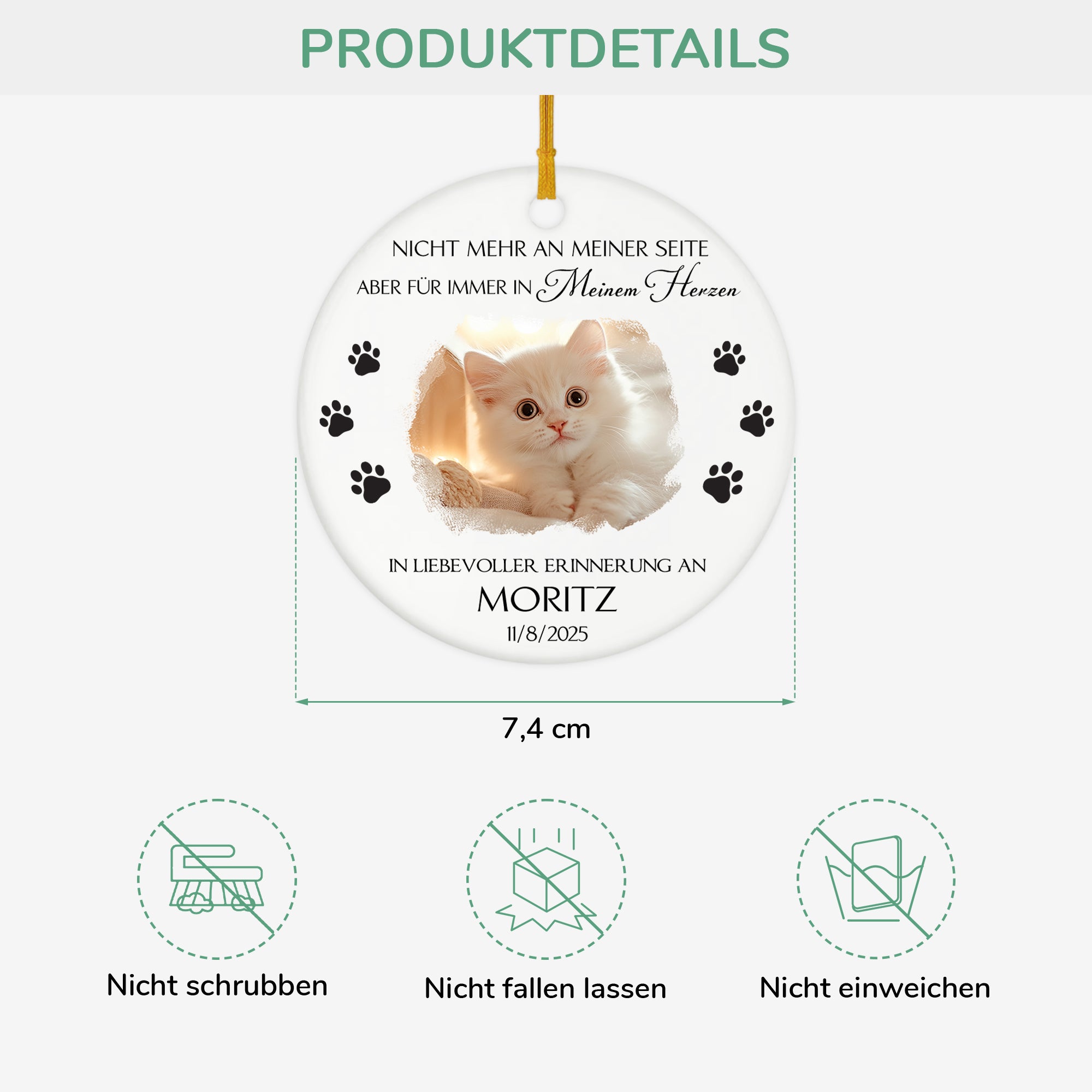 5408OGE3 abschied haustier spruche_ personalisierte keramik ornamente mit foto katzen 5408OKQCD_cb40eef1 ec15 4e9e 80d8 cc29e9355397