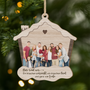5420OGE1 die liebe in der familie ist fur immer personalisierte 1 schicht holz ornamente mit foto weihnachten 5420O6ZCI