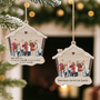 5420OGE2 die liebe in der familie ist fur immer personalisierte 1 schicht holz ornamente mit foto weihnachten 5420O6ZCI
