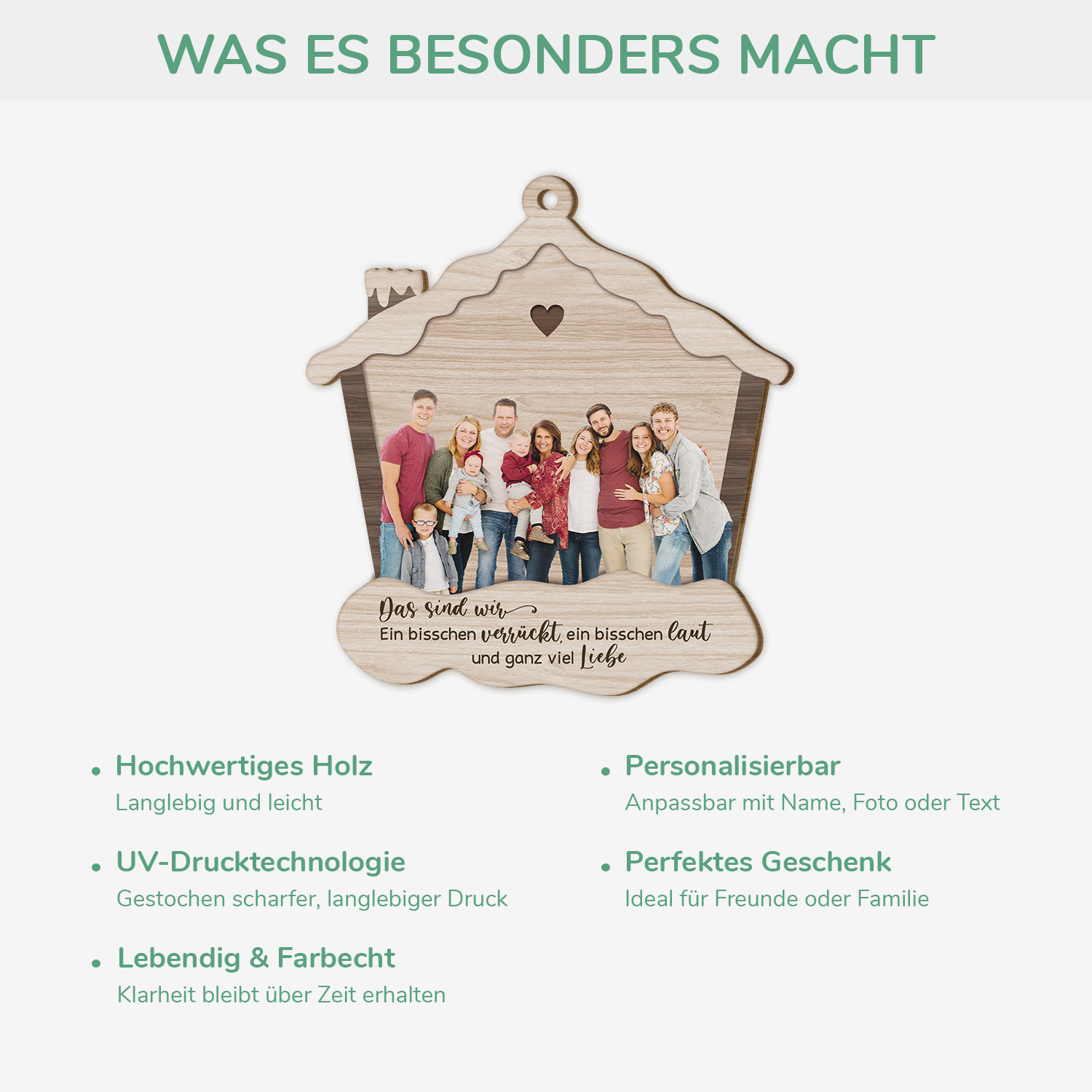 5420OGE4 die liebe in der familie ist fur immer personalisierte 1 schicht holz ornamente mit foto weihnachten 5420O6ZCI_9b9c0d69 4ce8 4dcc 9842 88618f3ccfd0