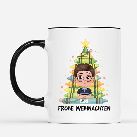 5436MGE2 frohe weihnachten personalisierte weihnachtstasse kinder 5436MKT5K
