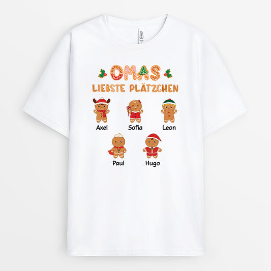 5438AGE1 omas liebste platzchen oma t shirt personalisiert_ weihnachten 5438AKZZA