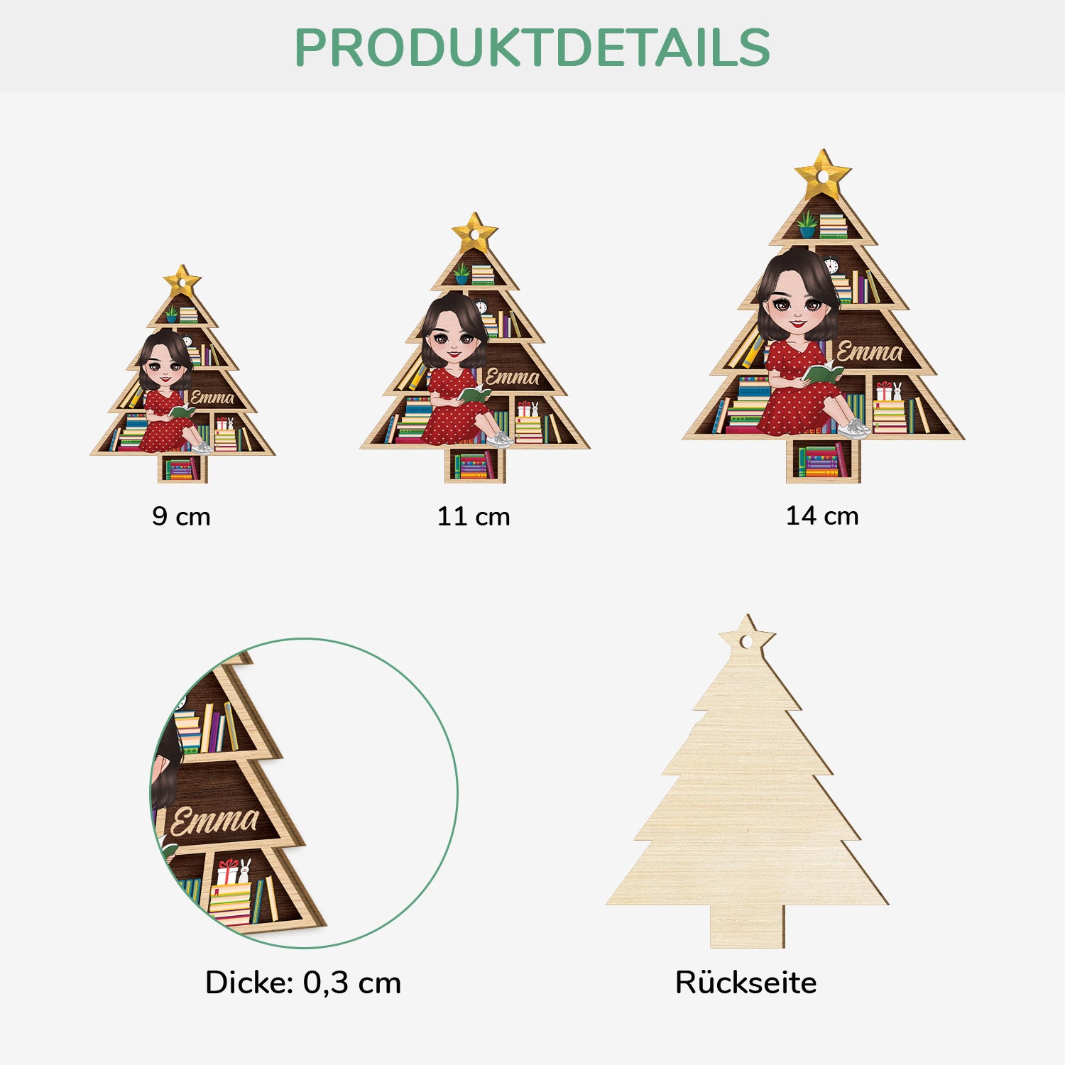 5442OGE3 geschenke fur leseratten frauen personalisierte 1 schicht holz ornamente weihnachten 5442OTTMA