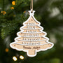 5449OGE1 familie weihnachtsbaum personalisierte 2 schicht holz ornamente weihnachten 5449O6ZMF