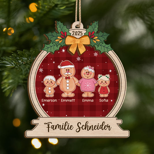 5462OGE1 lebkuchen familie_ personalisierte 2 schicht holz ornamente weihnachten 5462OTTQI